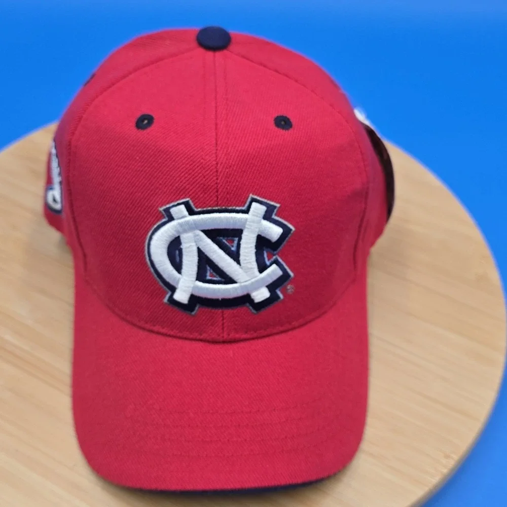 Vintage UNC‎ Tar Heels Hat Red Snapback Cap Big Boy Headgear NWT North Carolina